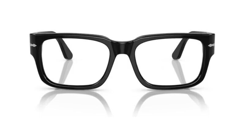 Persol 0PO3315V 95 Black Rectangular Men's Eyeglasses