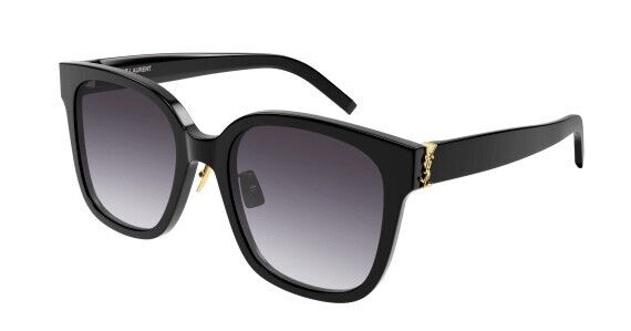 Saint Laurent SL M105/F 002 Black/Gradient Grey Cat-Eye Women's Sunglasses
