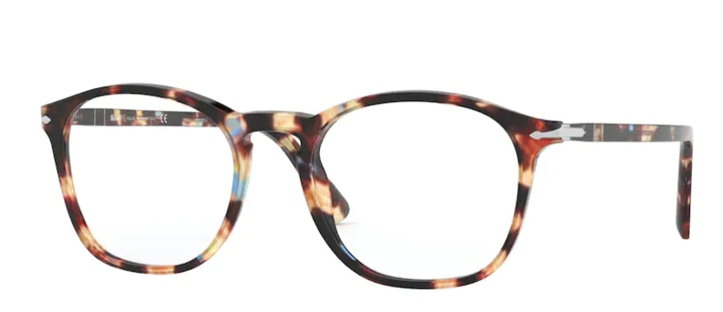 Persol 0PO3007VM 1058 Azure & Brown Tortoise Square Men's Eyeglasses