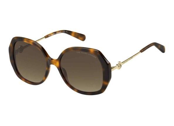 Marc Jacobs MARC-581/S 005L/HA Havana/Brown Gradient Cat Eye Women's Sunglasses