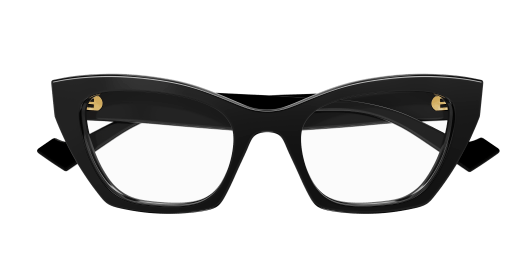 Gucci GG1334O-001  Black Cat-eye Women Eyeglasses