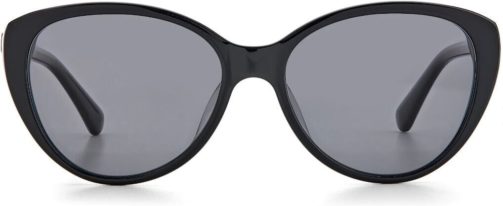 Kate Spade Visalia/G/S 07RM/M9 Black/Gray Polarized Cat Eye Women's Sunglasses