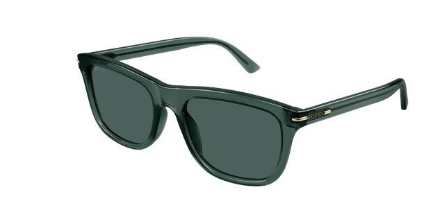 Gucci GG 1444S 004 Green/Green Rectangular Men's Sunglasses