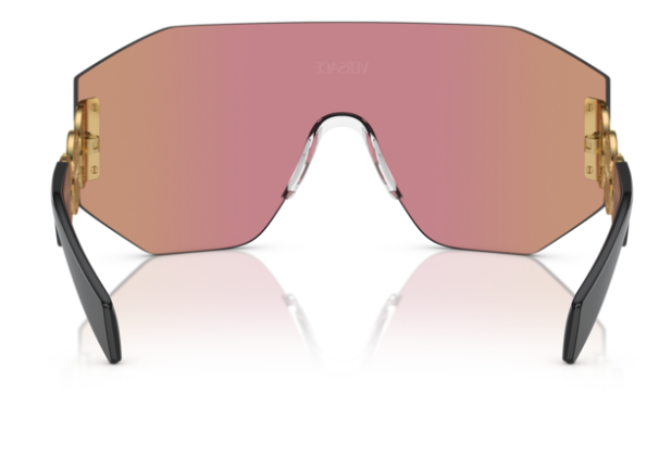 Versace 0VE2258 1002MA Pink mirror blue Oversized Men's Sunglasses