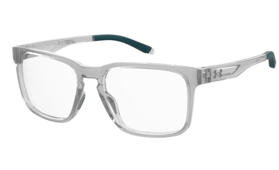 Under Armour UA 5042/G 063M Crystal/Gray Rectangle Men's Eyeglasses