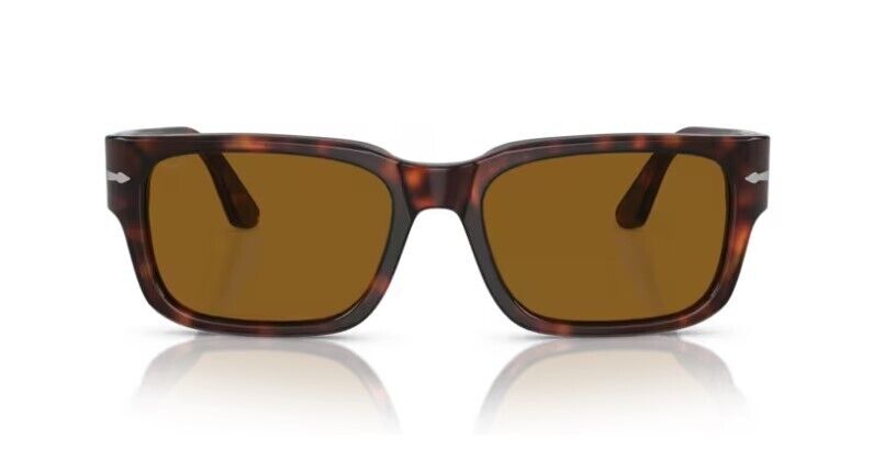 Persol 0PO3315S 24/33 Havana/Brown Rectangular Men's Sunglasses