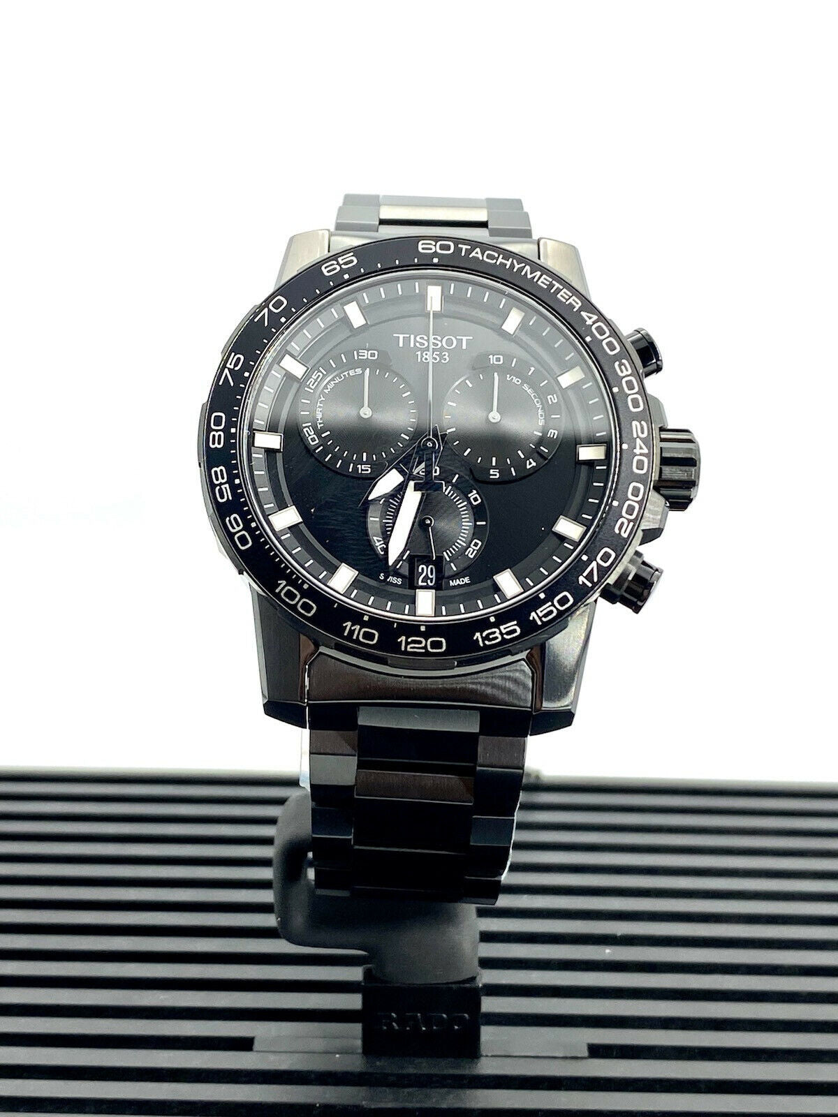 Tissot Supersport Chrono Black PVD Strap Men's Watch T1256173305100