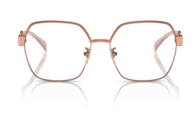 Versace VE1291D 1412 - Rose gold Oval Women's Eyeglasses