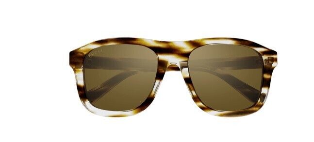 Gucci GG1316S 003 Havana/Bronze Soft Square Men's Sunglasses