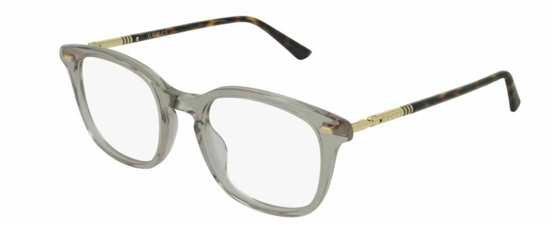 Gucci GG 0390 O 003 Gray/Havana Eyeglasses