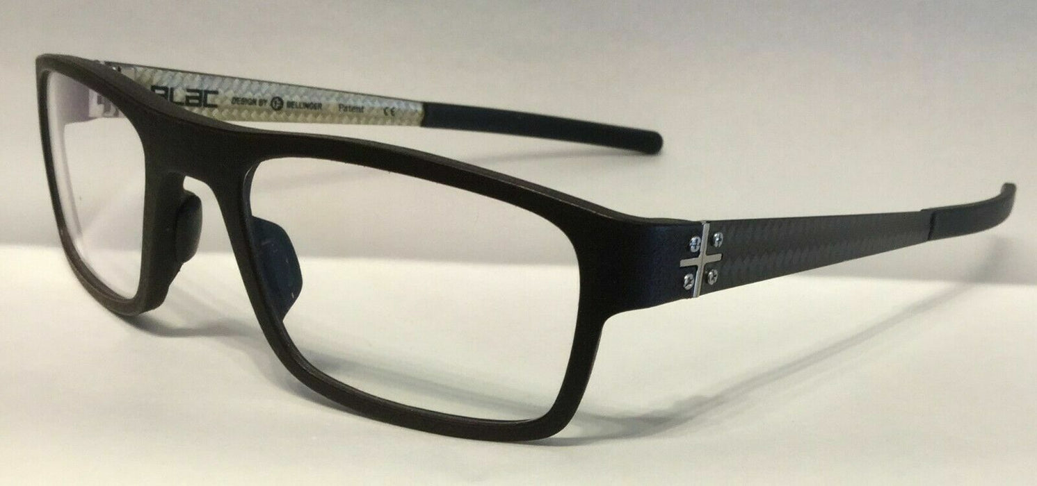 Blac Carbon Fiber Brown/Black/Yellow Eyeglasses