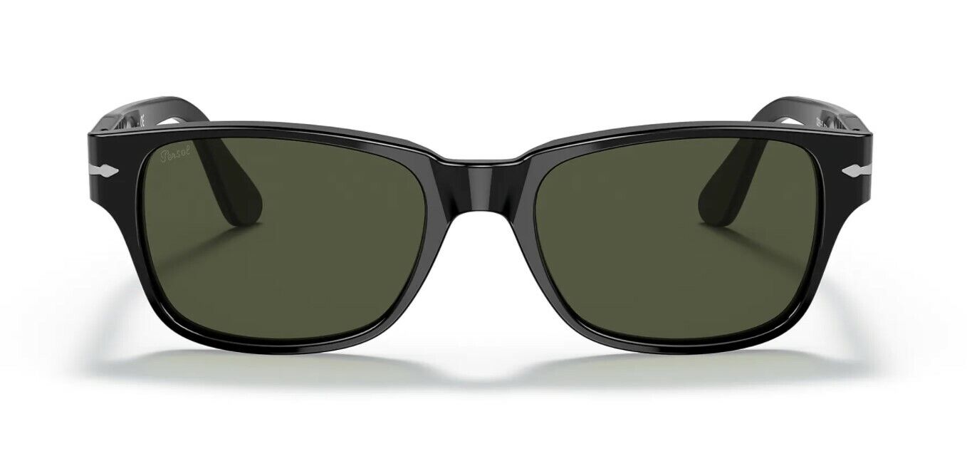 Persol 0PO 3288S 95/31 Black/Green Men's Sunglasses
