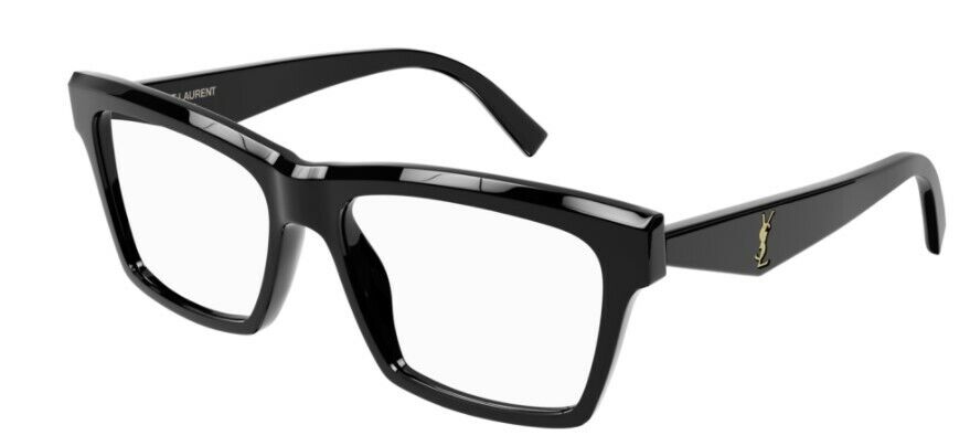 Saint Laurent SLM104 OPT 001 Black-Black Rectangle Women's Eyeglasses