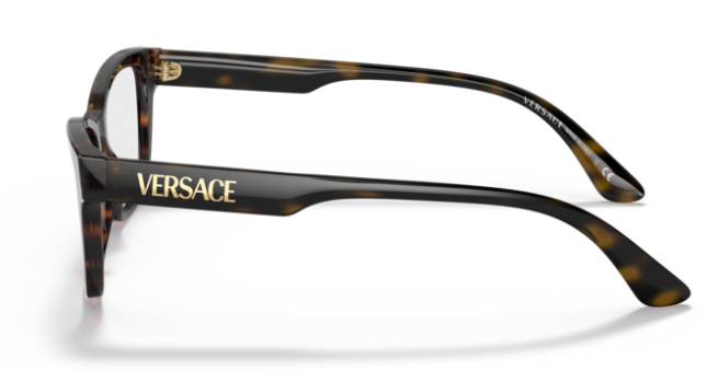 Versace 0VE3316F 108 Havana Soft Square Women's Eyeglasses