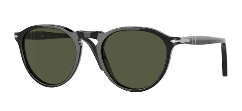 Persol 0PO3286S 95/31 Black/ Green Unisex Sunglasses
