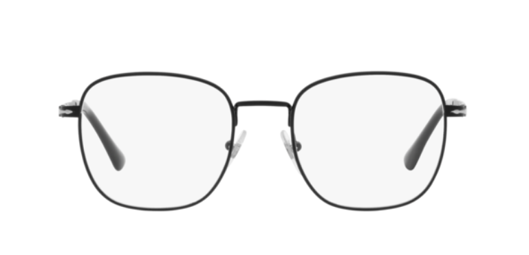 Persol 0PO2497V 1078 Black/Silver Unisex Eyeglasses