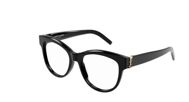 Saint Laurent SL M108 002 Black Round Women's Eyeglasses
