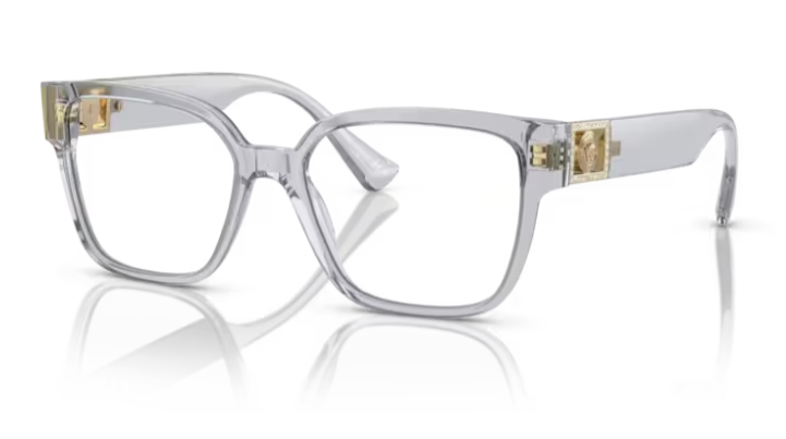 Versace VE3329B 5305 Transparent Grey 52 MM Women's Eyeglasses