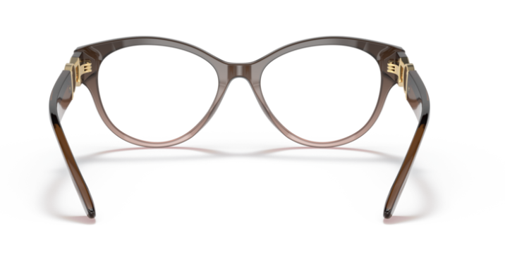 Versace 0VE3313 5332 Brown transparent Round Women's Eyeglasses