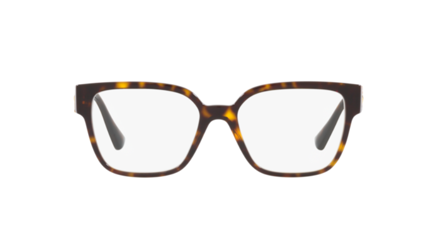 Versace VE3329B 108 Havana Square Women's Eyeglasses