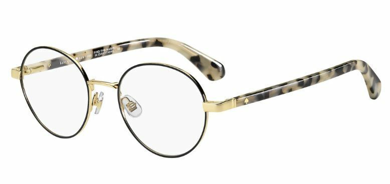 Kate Spade Marciann 0RHL Gold Black Eyeglasses