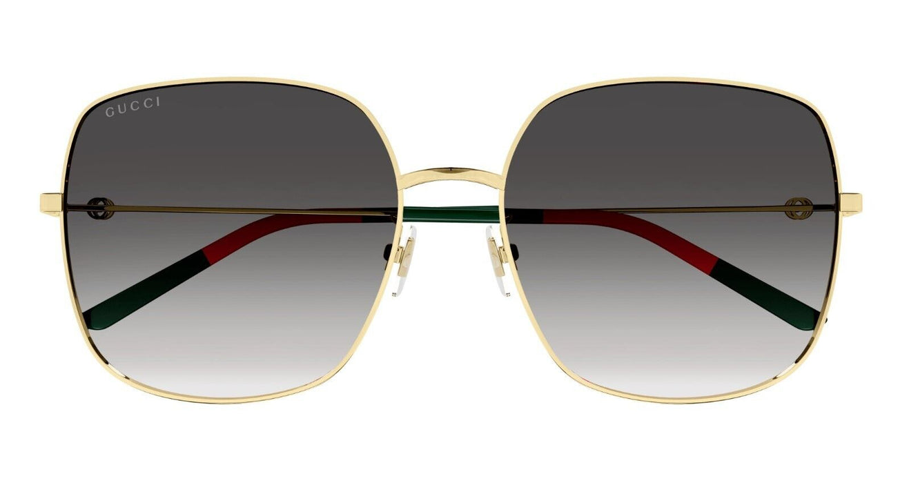 Gucci GG1195SK 001 Gold/Grey Gradient Square Women's Sunglasses