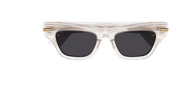 Bottega Veneta BV1122S 003 Beige/Grey Cat Eye Women's Sunglasses
