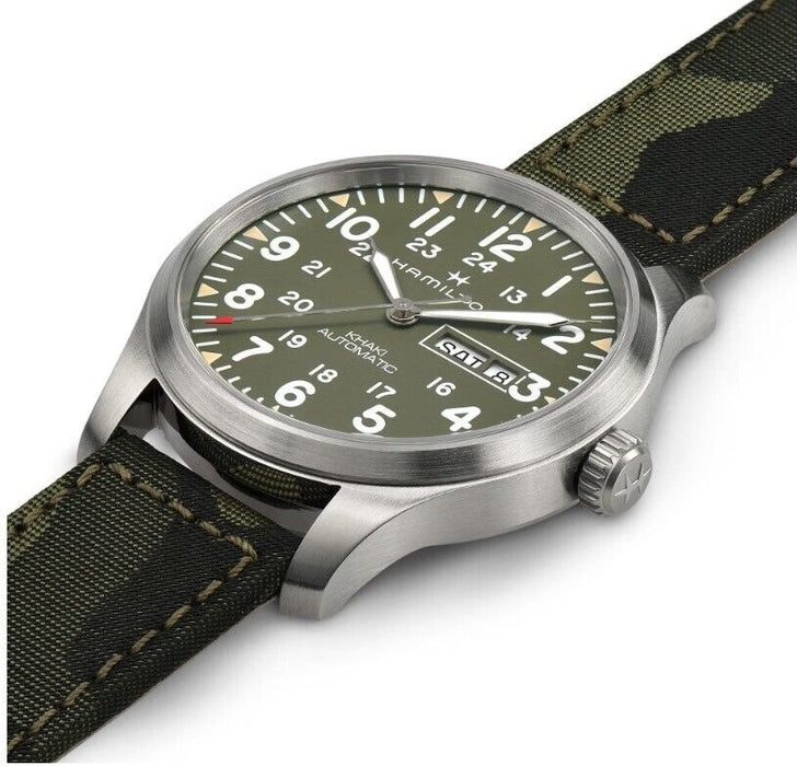 Hamilton Khaki Field Day Date Automatic Green Dial 42mm Men's Watch H70535061