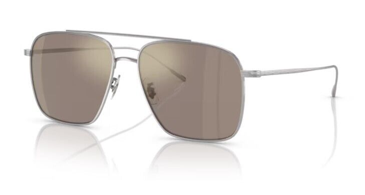 Oliver Peoples 0OV1320ST Dresner 50365D Silver/Chrome Taupe Unisex Sunglasses