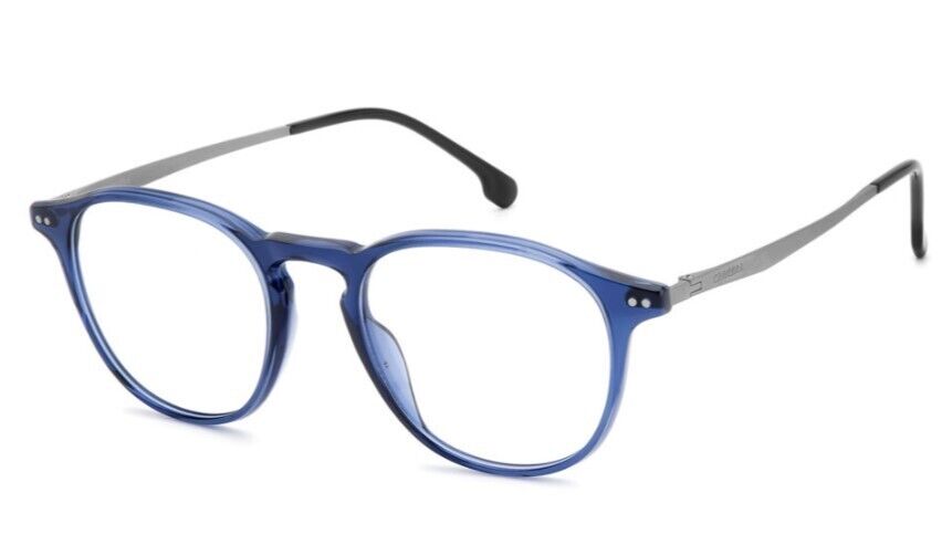 Carrera 8876 0PJP Blue/Ruthenium Rectangle Men's Eyeglasses