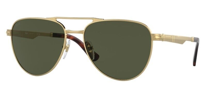 Persol 0PO1003S 515/31 Gold/Green Unisex Sunglasses