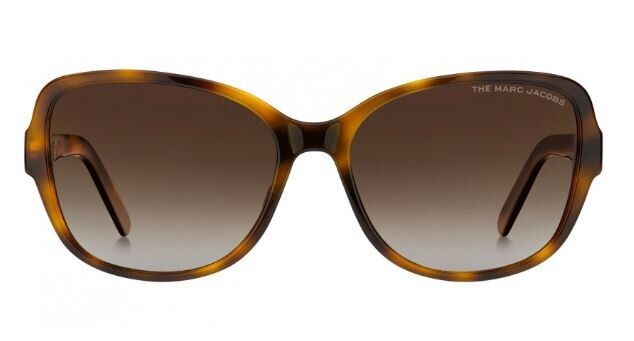 Marc Jacobs MARC-528/S 02IK/LA Havana-Gold/Brown Polarized Women's Sunglasses