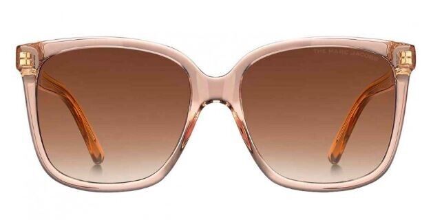 Marc Jacobs MARC-582/S 0R83/HA Orange-Beige/Brown Square Women's Sunglasses