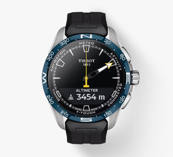 Tissot T-Touch Connect Solar Jungfraubahn Black Dial Men's Watch T1214204705105