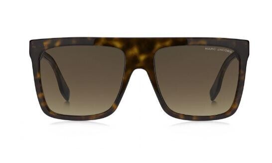 Marc Jacobs MARC-639/S 0086/HA Havana/Brown Gradient Rectangle Men's Sunglasses