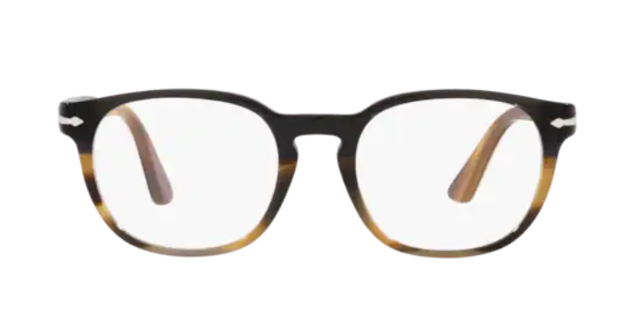 Persol 0PO3283V 1135 Black Gradient Grey/ Havana / Silver Men's Eyeglasses