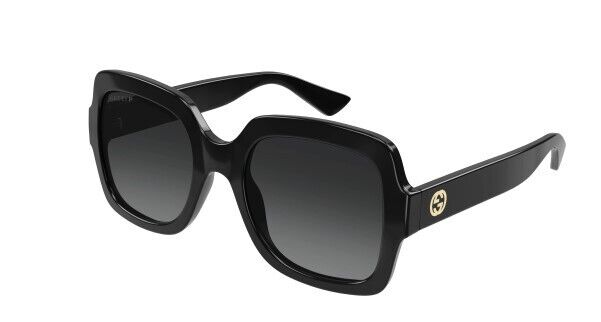 Gucci GG1337S 002Black/Grey Polarized Oversized Square Women's Sunglasses