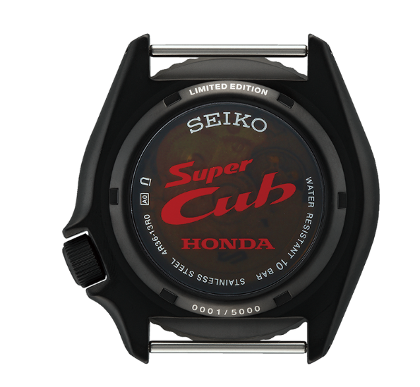 Seiko 5 Sports Super Club Limited Edition Black Dial Men's Watch SRPJ75