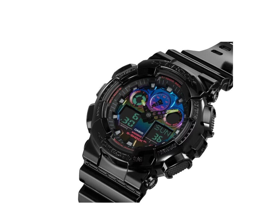 Casio G-Shock Analog Digital GA-100 Series Men's Watch GA100RGB-1A