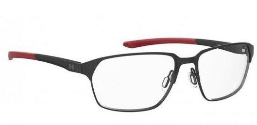 Under Armour Ua 5021/G 0003/00 Matte Black Rectangle Metal Unisex Eyeglasses