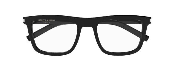 Saint Laurent SL 547 SLIM OPT 005 Black Rectangular Men's Eyeglasses