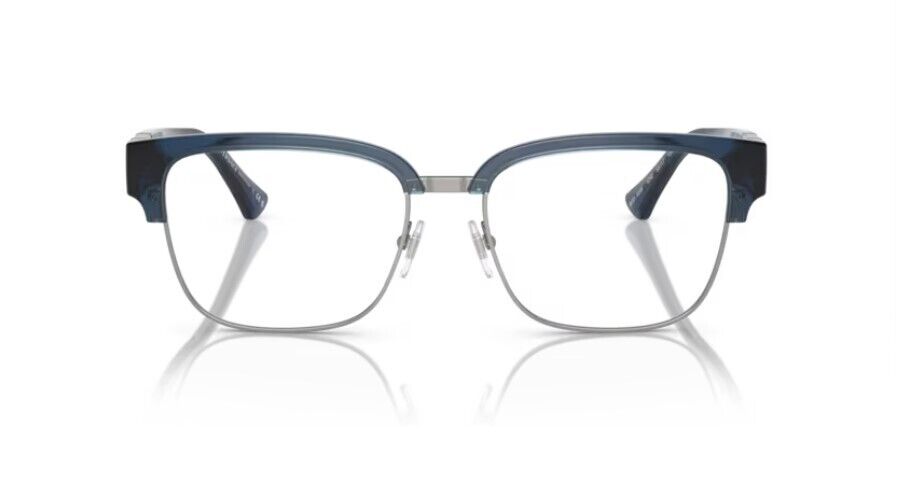 Versace 0VE3348 5292 Blue transparent/ Clear Square Men's Eyeglasses