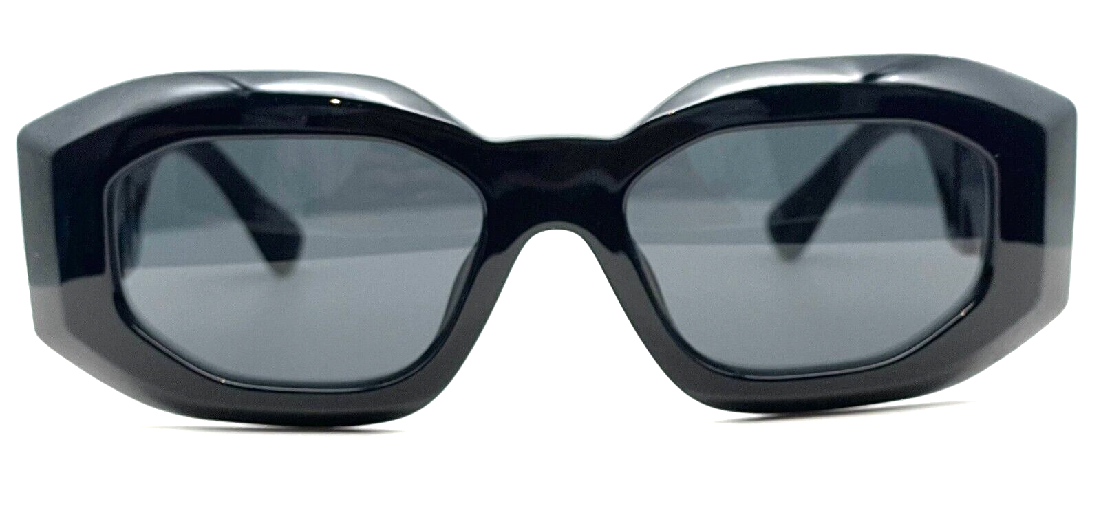 Versace VE4425U GB1/87 Black-Gold/Dark Gray Unisex Sunglasses