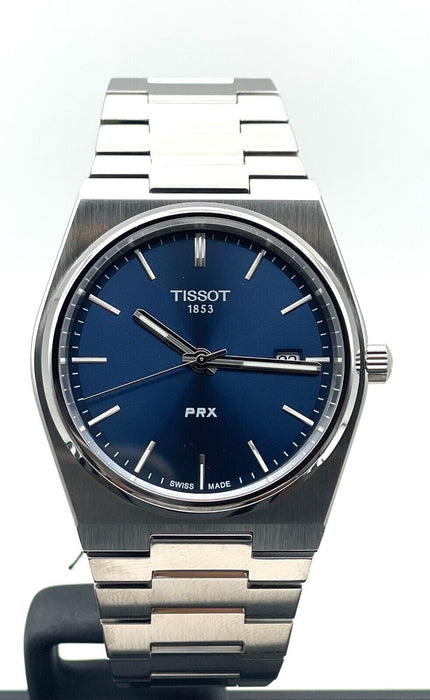 Tissot PRX Quartz Blue Dial Water Resistant Men's Watch T1374101104100