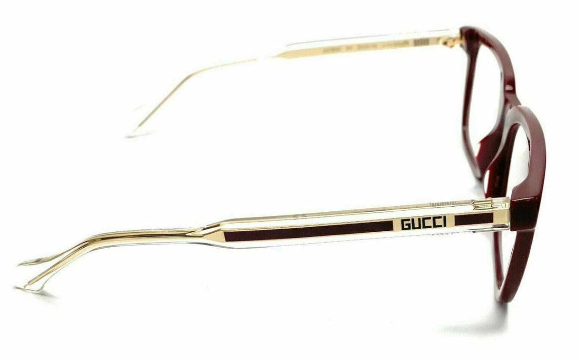GUCCI GG0560O 007 Square Burgundy  55 mm Men's Eyeglasses