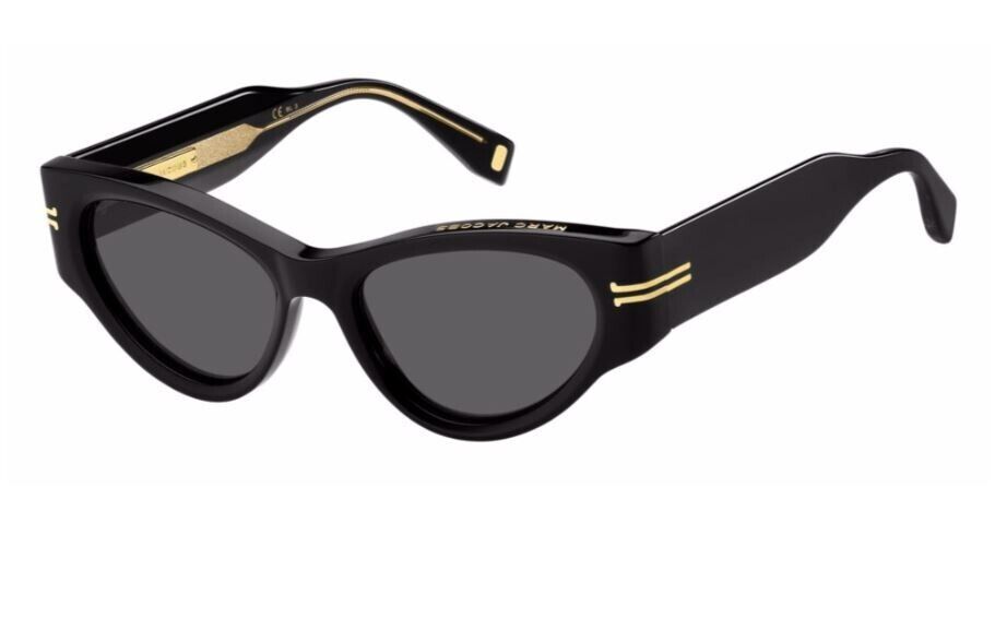 Marc Jacobs MJ/1045/S 0807/IR Black/Grey Cat Eye Women's Sunglasses