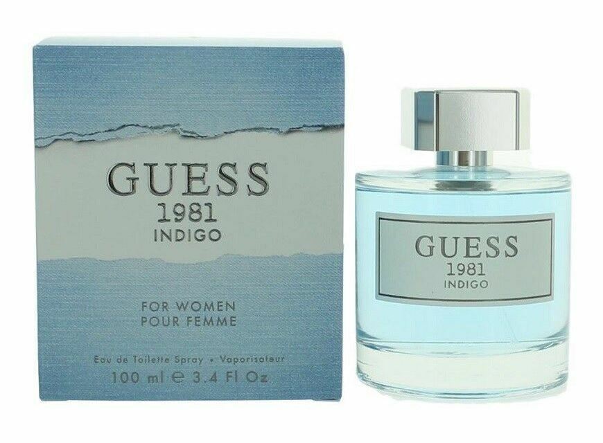 GUESS 1981 INDIGO Perfume By GUESS 3.4 Oz EDT SP For Women New In Box