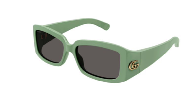 Gucci GG1403S 004 Green/Grey Rectangle Women's Sunglasses