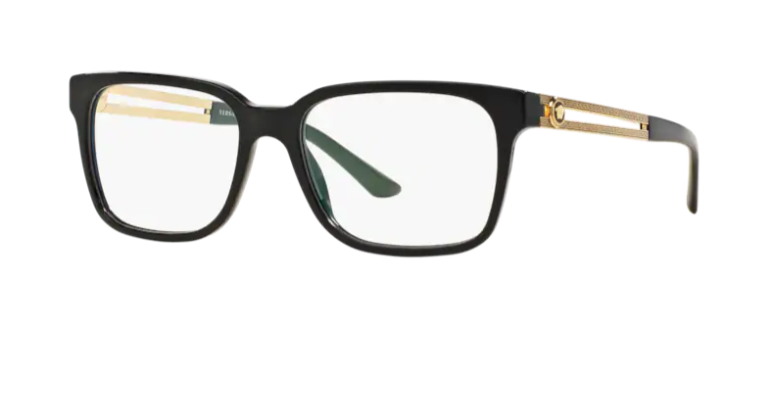 Versace 0VE3218 GB1 Black Square Men's Eyeglasses