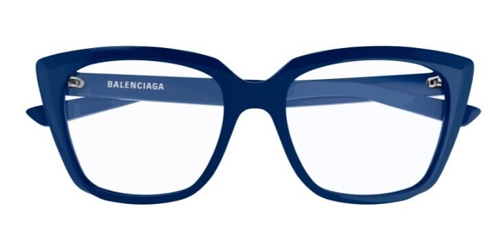 Balenciaga BB0062O 006 Blue/Blue Cat- Eye Full-Rim Women's Eyeglasses